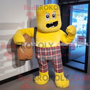 Personnage mascotte de gant...