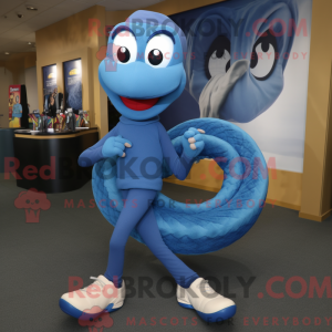 Blue Snake maskot...