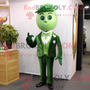 Forest Green Apple mascot...