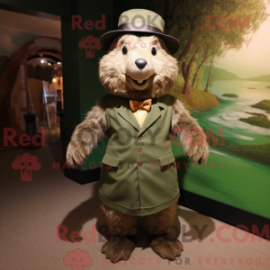 Costume de mascotte d Olive...