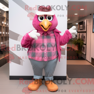 Maskottchenkostüm Pink...