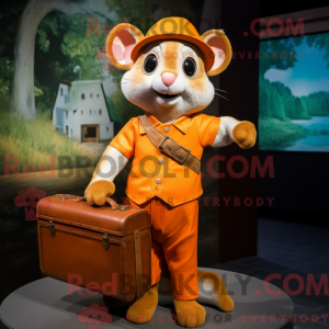 Orange Dormouse mascot...