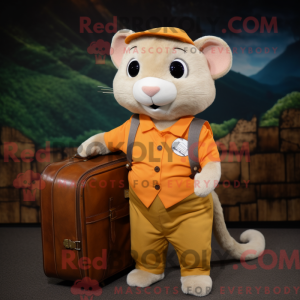 Orange Dormouse maskot...
