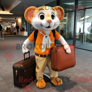 Orange Dormouse mascot...