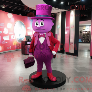 Magenta anheng maskot...