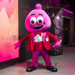 Magenta anheng máscara...