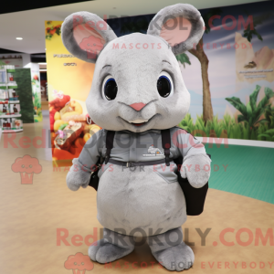 Chinchilla-maskotdraktfigur...