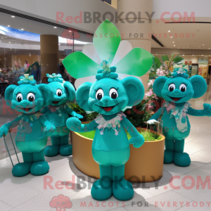 Maskotka Teal Bunch Of...