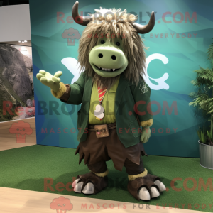 Olive Yak máscara de iaque...
