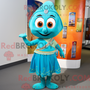 Cyan Tikka Masala maskot...