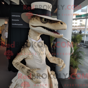 Tan Coelophysis mascot...