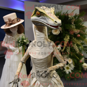 Tan Coelophysis mascot...