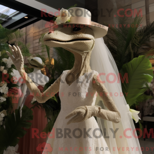 Tan Coelophysis maskot...