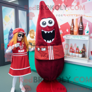 Maroon Bottle Of Ketchup...
