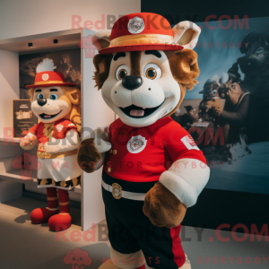 Feuerwehrmann-Maskottchen-K...
