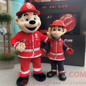 Feuerwehrmann-Maskottchen-K...
