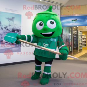 Mascotte de bâton de hockey...
