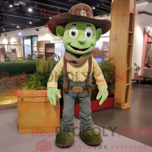 Oliven Cowboy maskot...