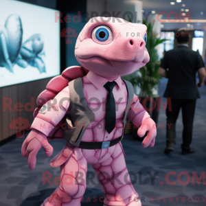 Maskottchenkostüm Rosa...