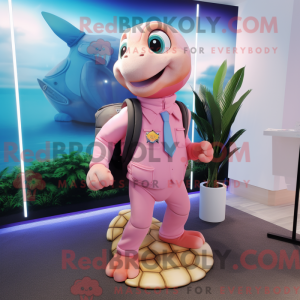 Maskottchenkostüm Rosa...