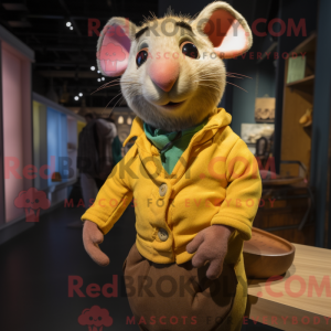 Yellow Ratatouille mascot...
