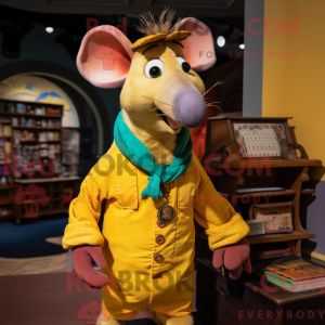 Yellow Ratatouille mascot...