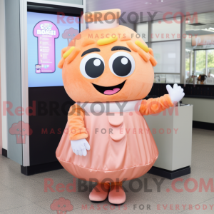 Peach Burgers mascot...