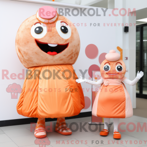 Peach Burgers Maskottchen...