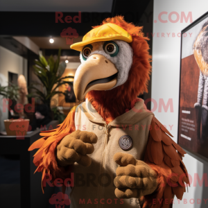 Rust Vulture Maskottchen...