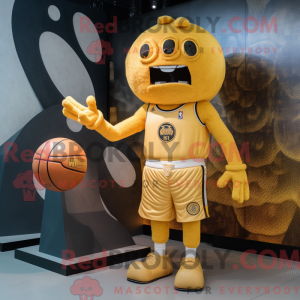 Máscara de bola de basquete...