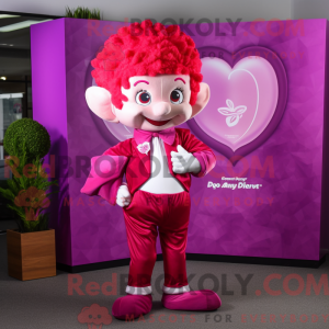 Magenta Cupid maskot...