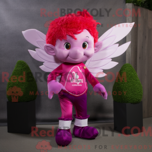 Magenta Cupid mascot...
