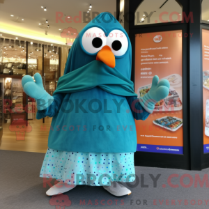 Turquoise Shakshuka mascot...