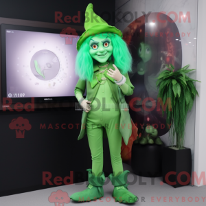 Zielony heks maskot drakt...