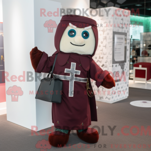Maroon Celtic Cross maskot...