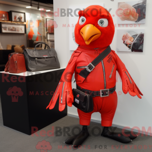 Máscara de Canário Vermelho...