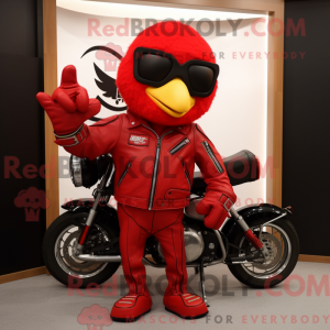 Postava maskota Red Canary...