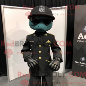 Sort Marine Recon maskot...