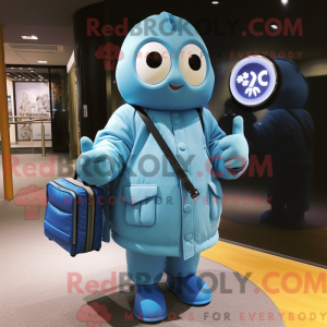 Postava maskota Sky Blue...