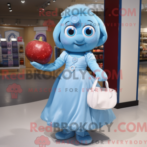 Sky Blue Plum mascot...