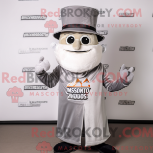 Silver Moussaka mascot...