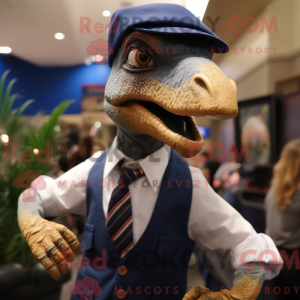 Navy Deinonychus mascot...