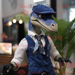 Navy Deinonychus mascot...