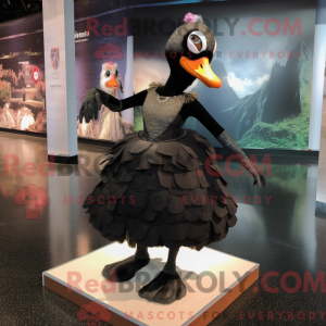 Black Swan maskotdraktfigur...