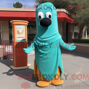 Disfraz de mascota Teal Hot...