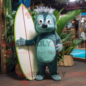 Forest Green Surfboard...
