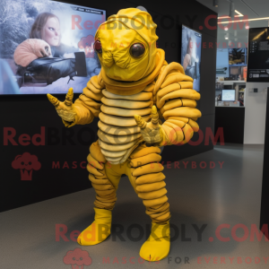 Gul Trilobite maskot...