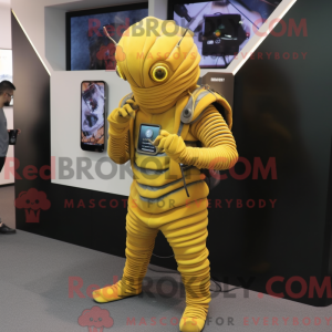Gul Trilobite maskot...