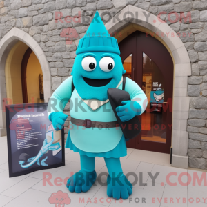 Turkis Irish Castle maskot...
