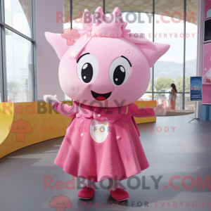 Costume mascotte de Pink...